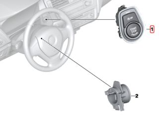 bontott BMW X1 Start / Stop Indító Gomb