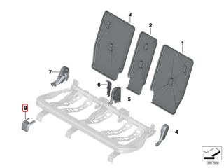 bontott BMW X1 Ülés Rögzítő Takaró