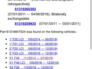 bontott BMW X1 Világítás Kapcsoló