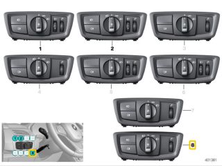 bontott BMW X1 Világítás Kapcsoló