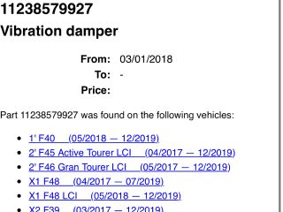 bontott BMW X1 Főtengely Szíjtárcsa