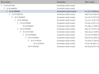 bontott BMW X1 Gázpedál (Elektromos)