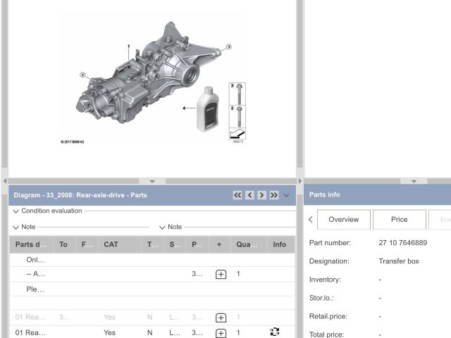 bontott BMW X1 Hátsó Differenciálmű