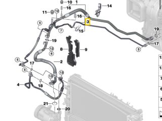bontott BMW X1 Klíma Cső