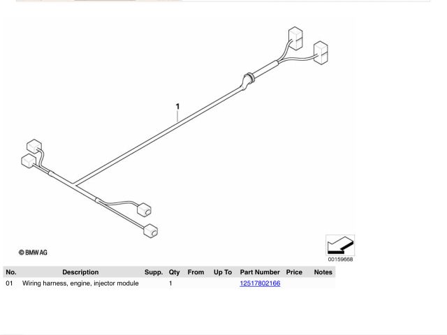 bontott BMW X1 Motor Kábelköteg