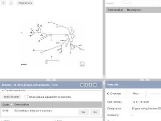 bontott BMW X1 Motor Kábelköteg