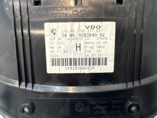 bontott BMW X1 Kilométeróra