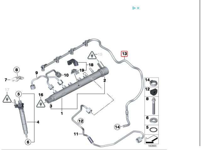 bontott BMW X1 Nyomócső