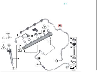 bontott BMW X1 Nyomócső