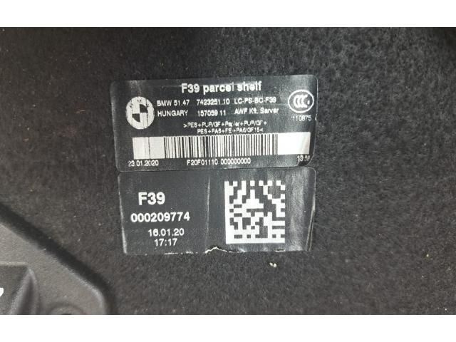 bontott BMW X2 Kalaptartó