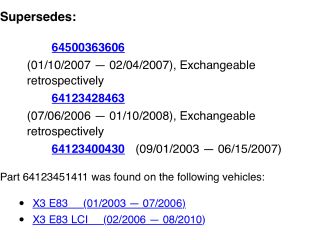 bontott BMW X3 Klíma Cső