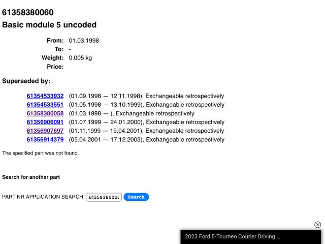 bontott BMW X3 Komfort Elektronika