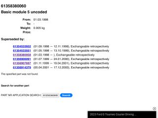 bontott BMW X3 Komfort Elektronika