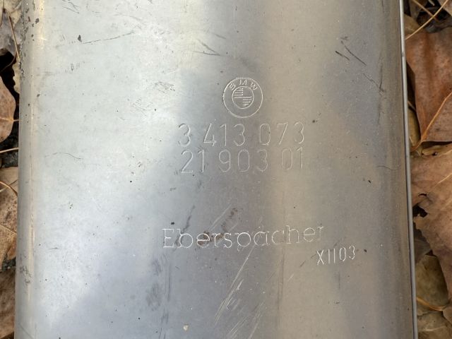 bontott BMW X3 Komplett Kipufogó Rendszer