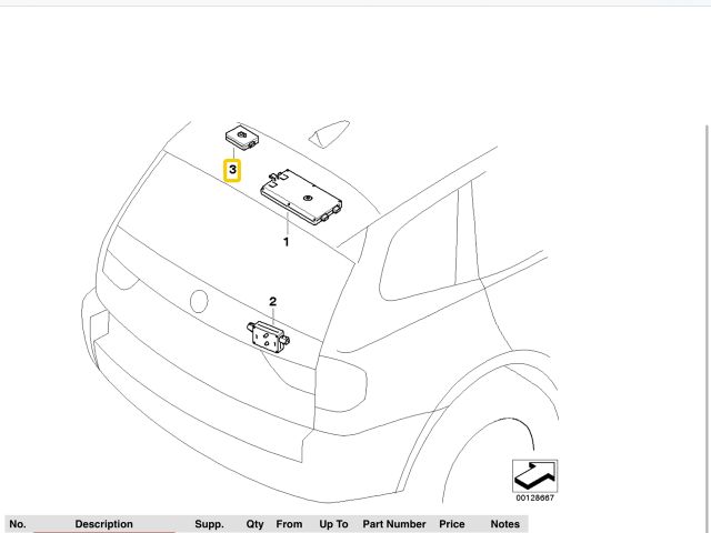 bontott BMW X3 Antenna Erősítő