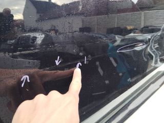 bontott BMW X3 Bal első Ajtó (Üres lemez)