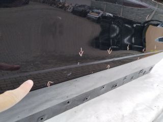 bontott BMW X3 Bal első Ajtó (Üres lemez)