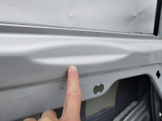 bontott BMW X3 Bal első Ajtó (Üres lemez)