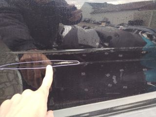 bontott BMW X3 Bal első Ajtó (Üres lemez)