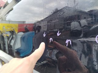 bontott BMW X3 Bal első Ajtó (Üres lemez)