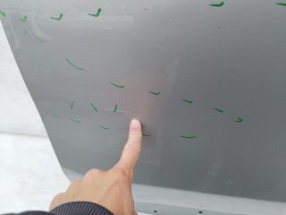 bontott BMW X3 Bal első Ajtó (Üres lemez)