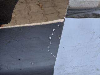 bontott BMW X3 Bal első Ajtó (Üres lemez)