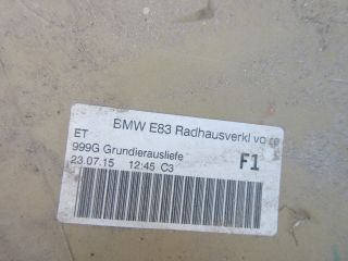 bontott BMW X3 Bal első Sárvédő Díszléc