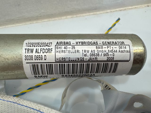 bontott BMW X3 Bal Függönylégzsák és Oldallégzsák