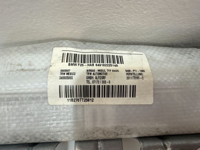 bontott BMW X3 Bal Függönylégzsák és Oldallégzsák