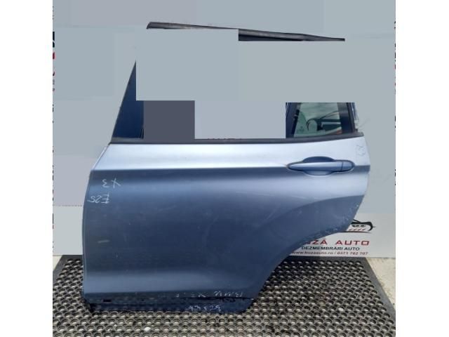 bontott BMW X3 Bal hátsó Ajtó (Üres lemez)