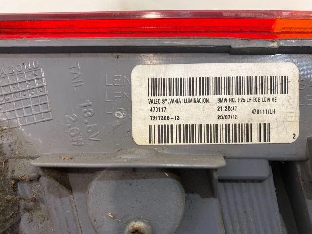 bontott BMW X3 Bal Külső Hátsó Lámpa