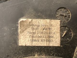 bontott BMW X3 Bal Tükörlap