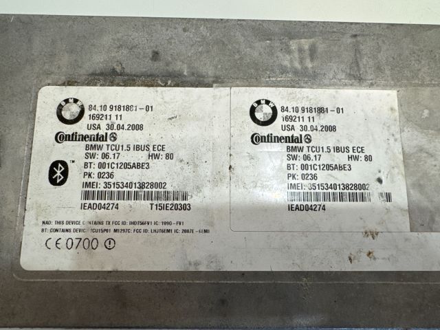 bontott BMW X3 Bluetooth Elektronika