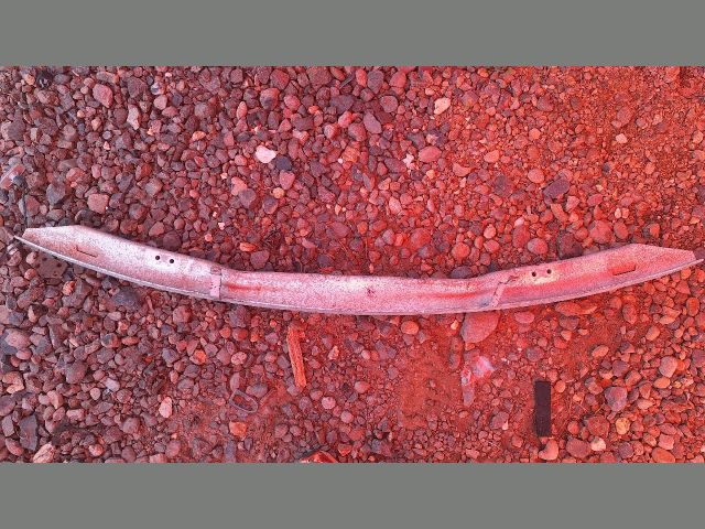 bontott BMW X3 Első Lökhárító Merevítő (Fém)