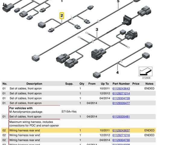 bontott BMW X3 Első Tolatóradar Kábelköteg