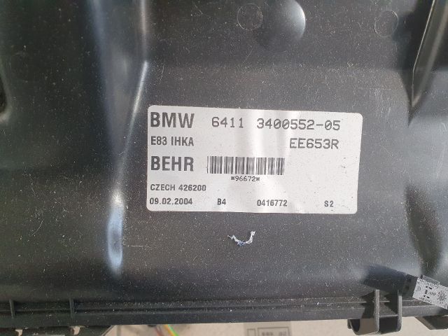 bontott BMW X3 Fűtés Box