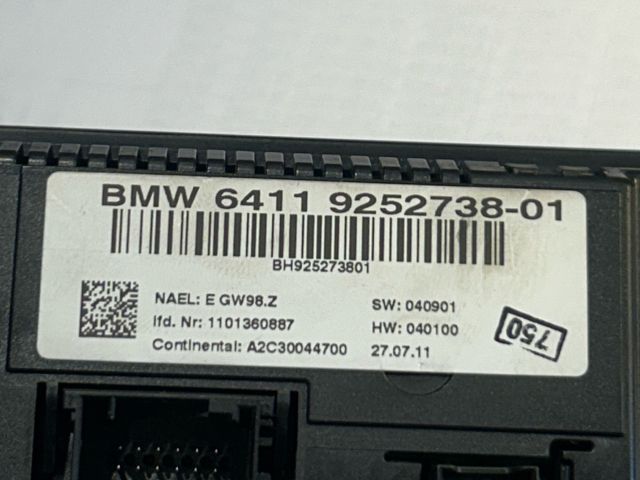 bontott BMW X3 Fűtéskapcsoló (digit klímás)