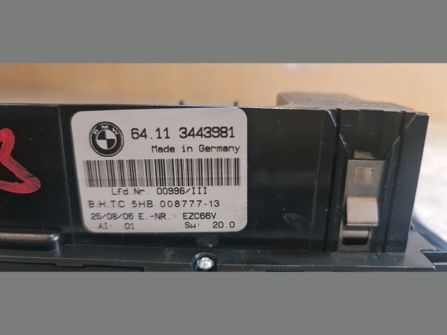 bontott BMW X3 Fűtéskapcsoló (digit klímás)