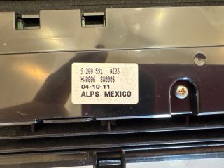 bontott BMW X3 Fűtéskapcsoló (digit klímás)