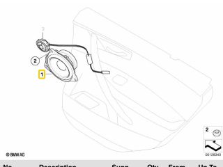 bontott BMW X3 Hangszóró (Pozíciófüggetlen)