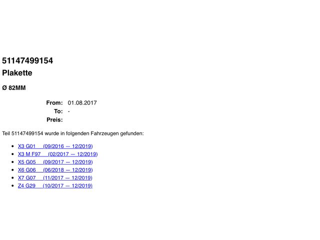 bontott BMW X3 Hátsó Embléma