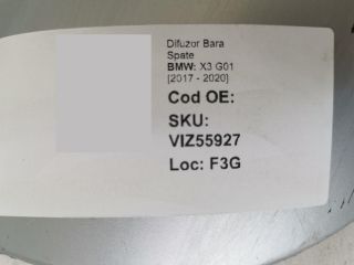 bontott BMW X3 Hátsó Lökhárító Alsó (Műanyag)