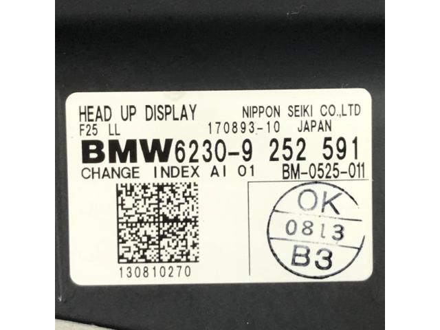 bontott BMW X3 Head-Up Display
