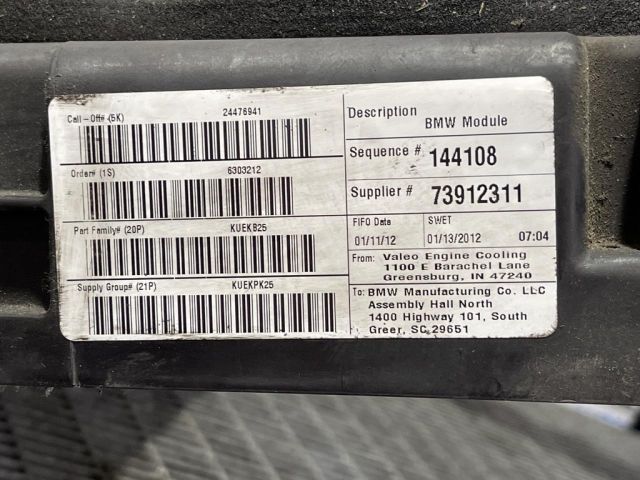 bontott BMW X3 Intercooler