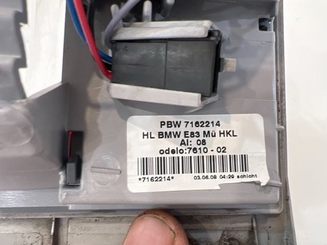 bontott BMW X3 Jobb Belső Hátsó Lámpa