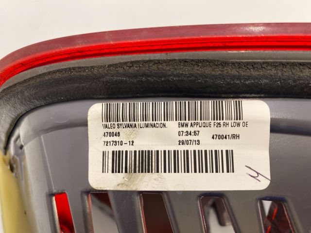 bontott BMW X3 Jobb Belső Hátsó Lámpa