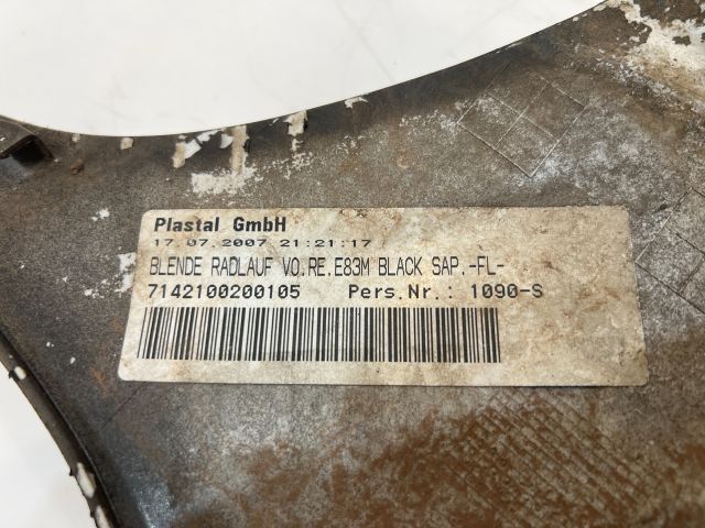 bontott BMW X3 Jobb első Sárvédő Díszléc