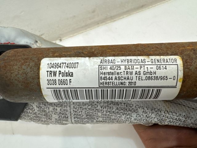 bontott BMW X3 Jobb Függönylégzsák és Oldallégzsák