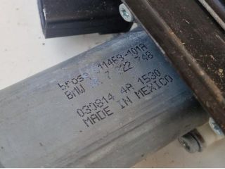 bontott BMW X3 Jobb hátsó Ablakemelő Szerkezet (Elektromos)