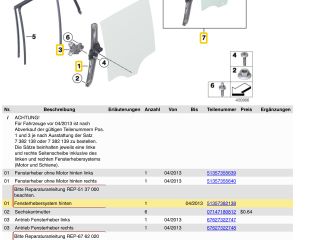 bontott BMW X3 Jobb hátsó Ablakemelő Szerkezet (Elektromos)